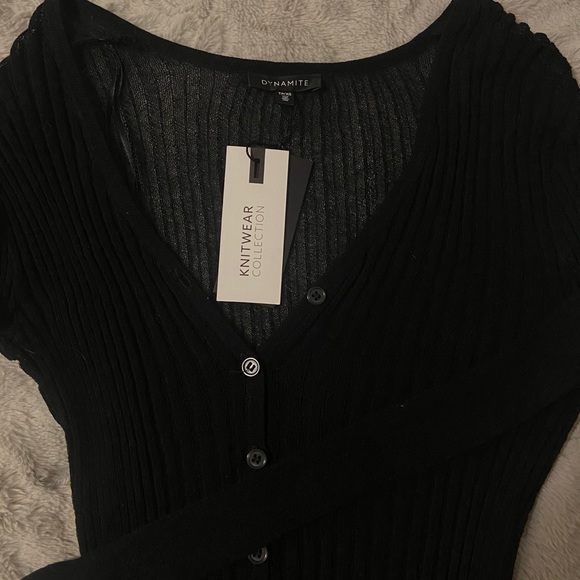 Sheer button up cardigan - Picture 3 of 4